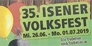 29.06.-01.07.2019 35. Isener Volksfest